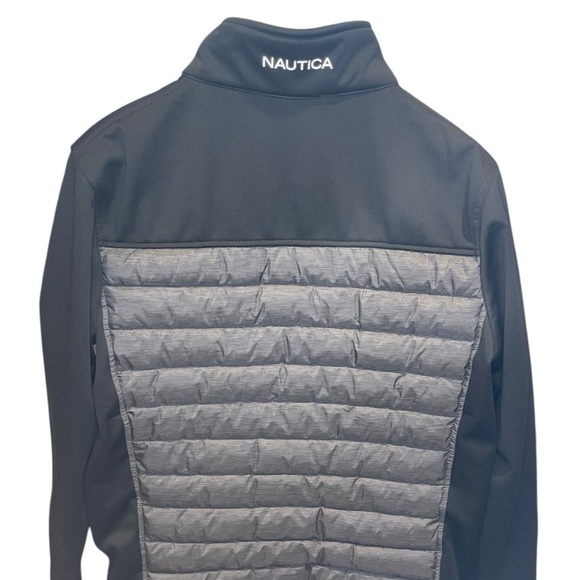 Nautica® 
Men’s Mix Media Jacket - Grey and black Size S - Picture 2 of 10